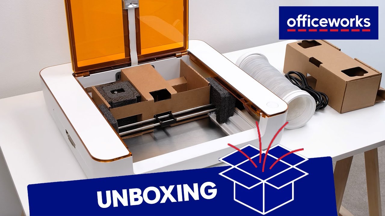 Unboxing and Setting Up Your Glowforge Aura Craft Laser