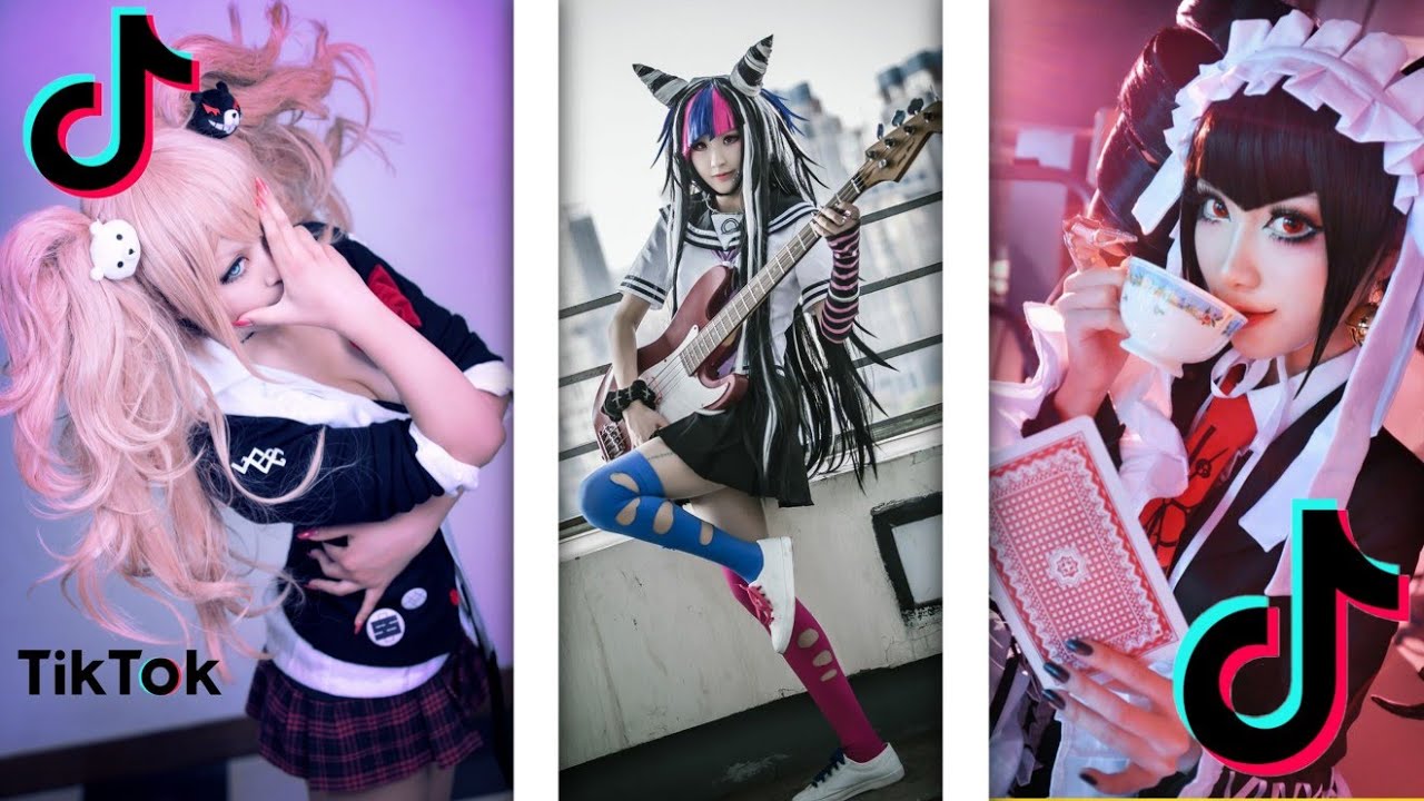 ✨DANGANRONPA В TIK TOK//ПОДБОРКА КОСПЛЕЕВ🌺