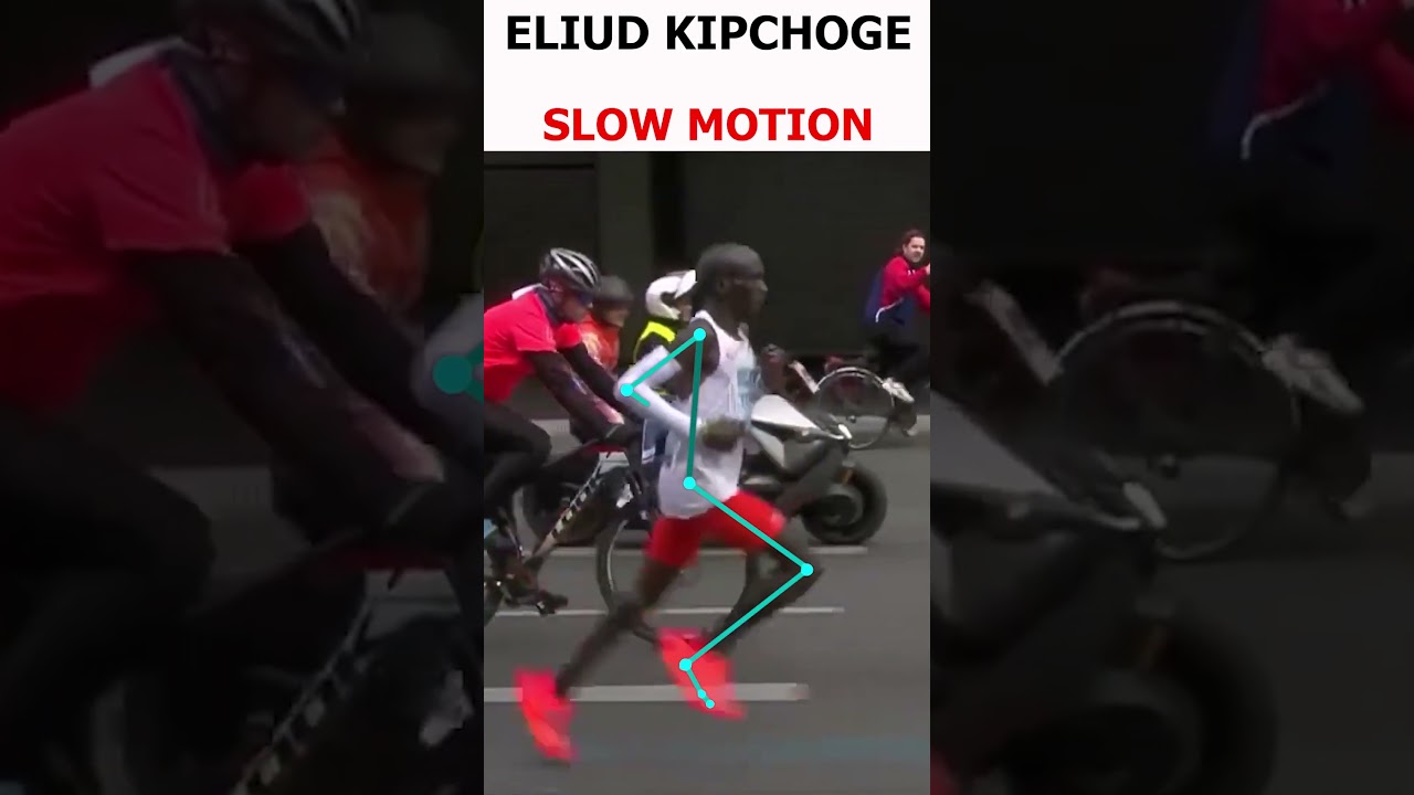 Eliud Kipchoge breaking the world record in Berlin 2022