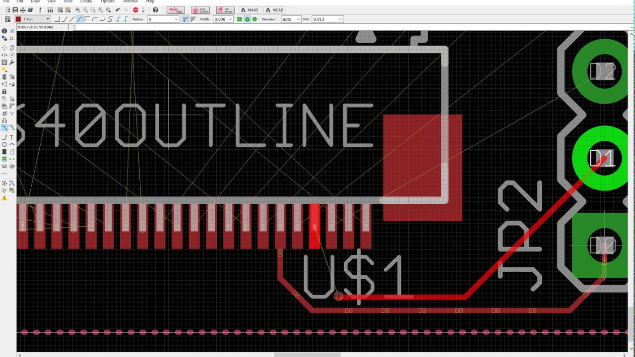 Eagle PCB Tutorial: Layout