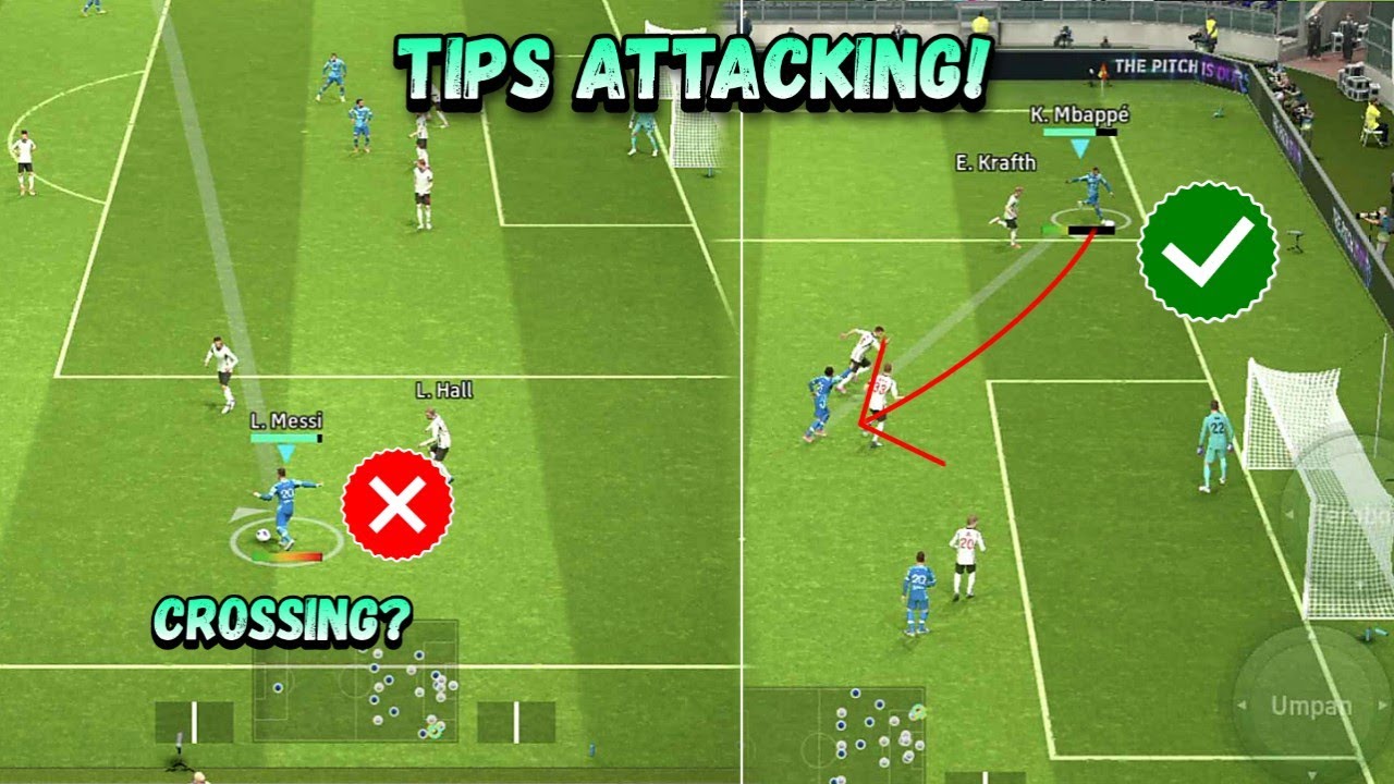 TIPS MENYERANG YANG HARUS KALIAN TAU!!! - EFOOTBALL 2024 MOBILE