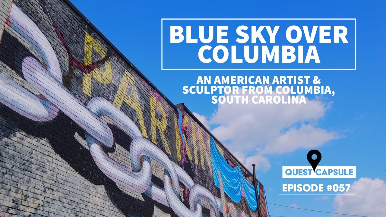 An American Artist & Sculptor | “Blue Sky” Over Columbia | His Amazing Murals & Sculptures