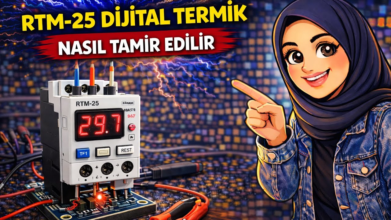 220 volt dijital termik tamiri ( RTM-25)