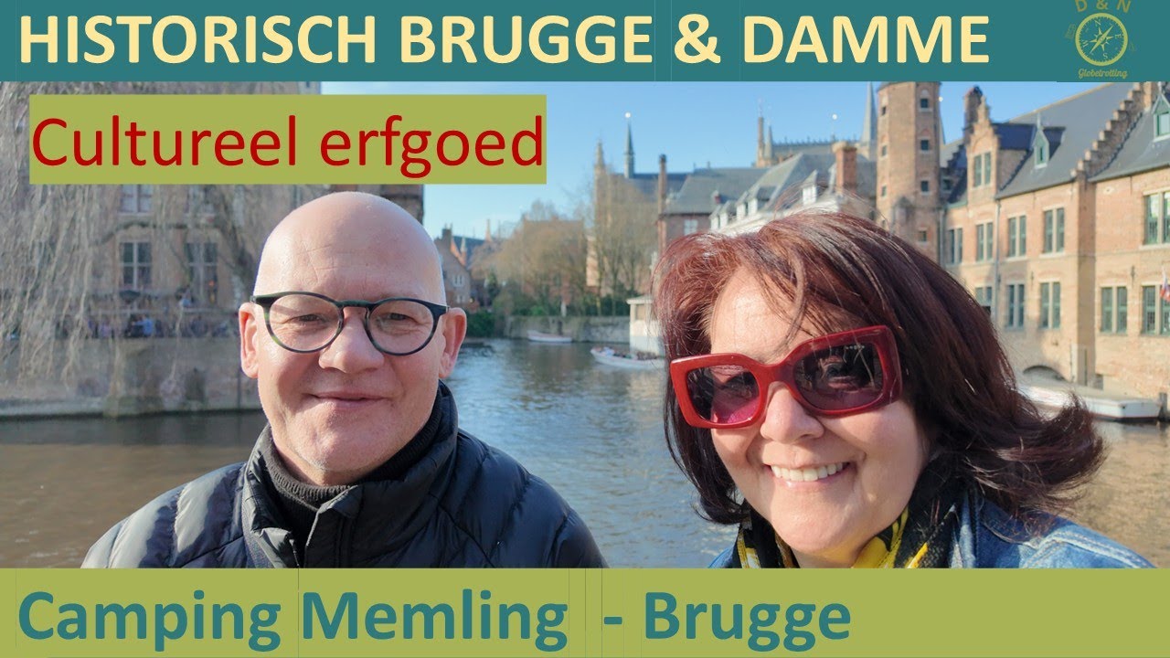 #35-NL 🇧🇪Historisch Brugge en erfgoed in Damme met campervan en hond - Camping Memling te Brugge