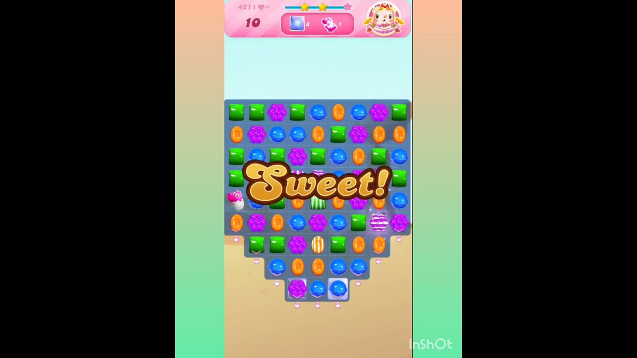 Candy Crush Saga Gameplay level 421