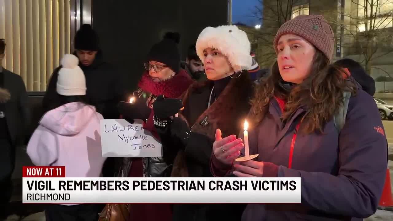 Richmond vigil honors pedestrians killed, calls for safety changes