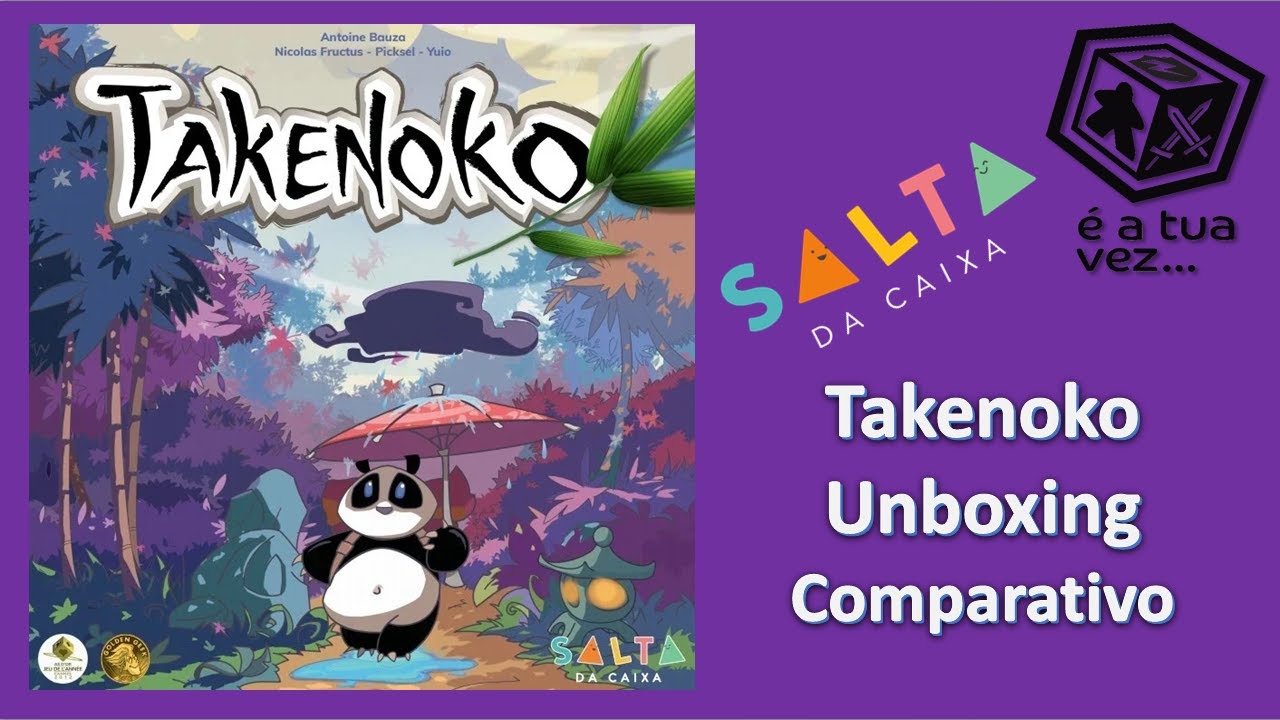 Takenoko ( versão Salta da Caixa ) - Unboxing