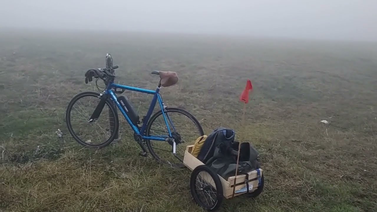 Brève: 40 km à vélo en hiver