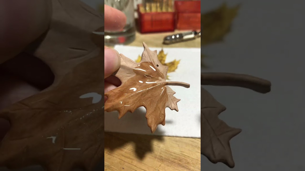 A pendant made of wood. Handmade work.