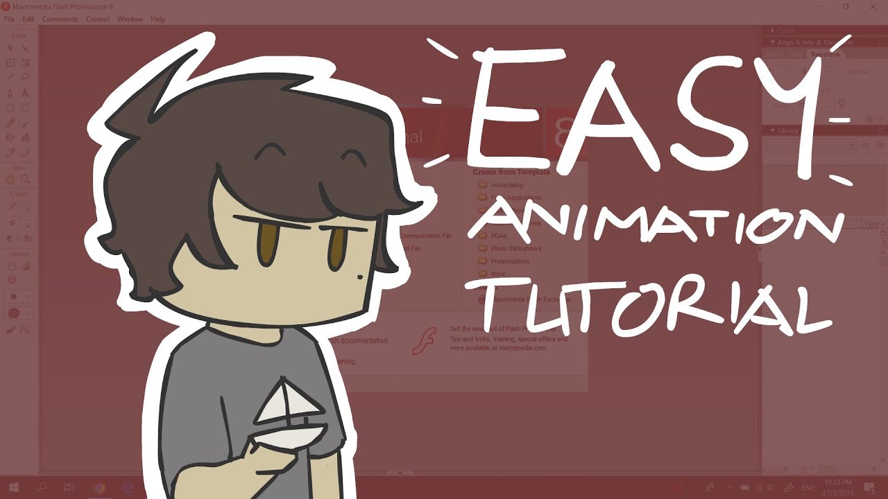 How to make your FIRST Animation EVER Tutorial (Animation Classroom)
