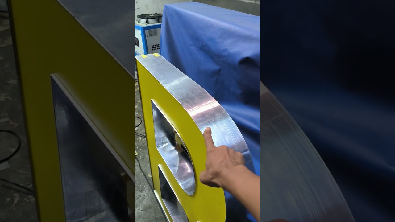 huruf timbul Akrilik aluminum #viraltiktok #fypシ #huruftimbulnyala #depok  #hurufakrilik