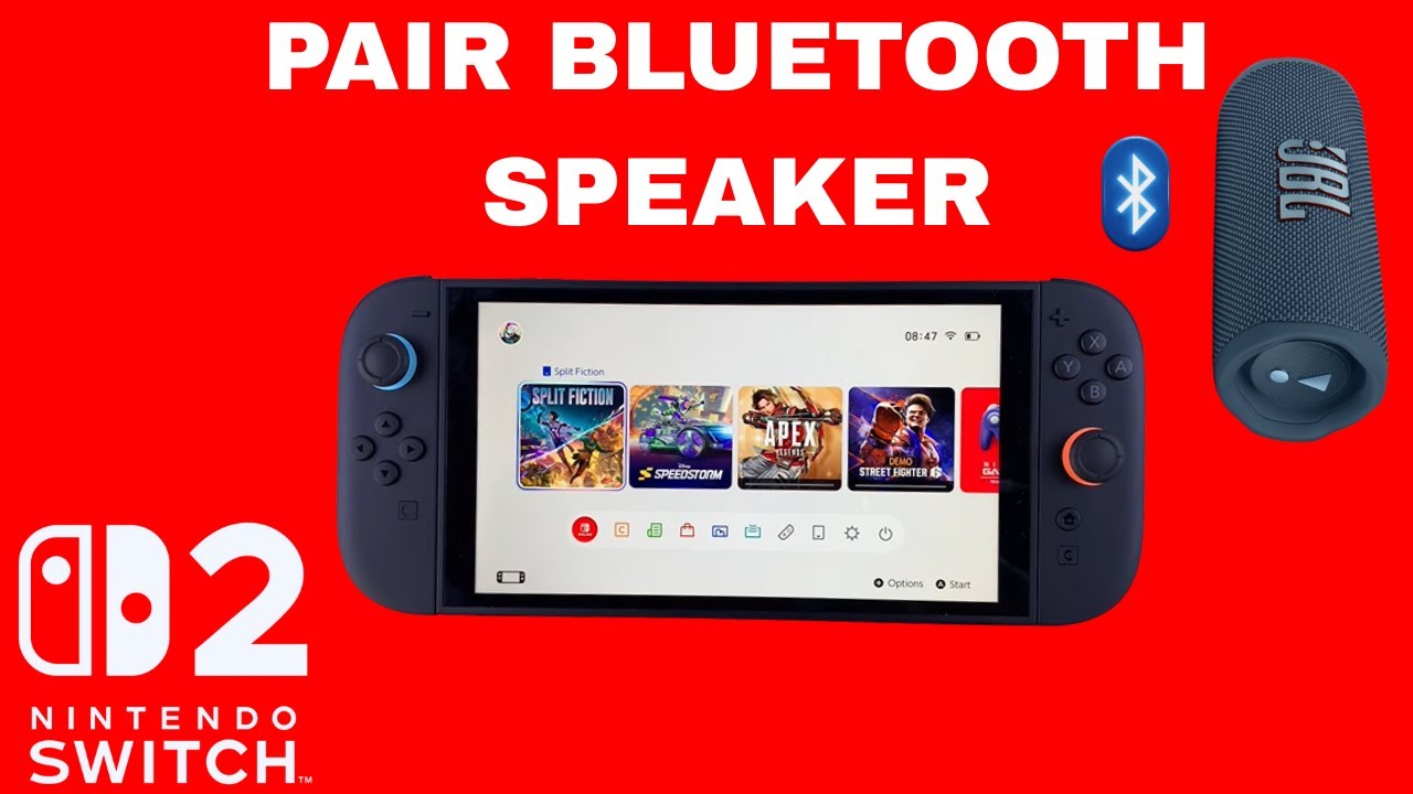 How To Connect Bluetooth Speaker To Nintendo Switch 2