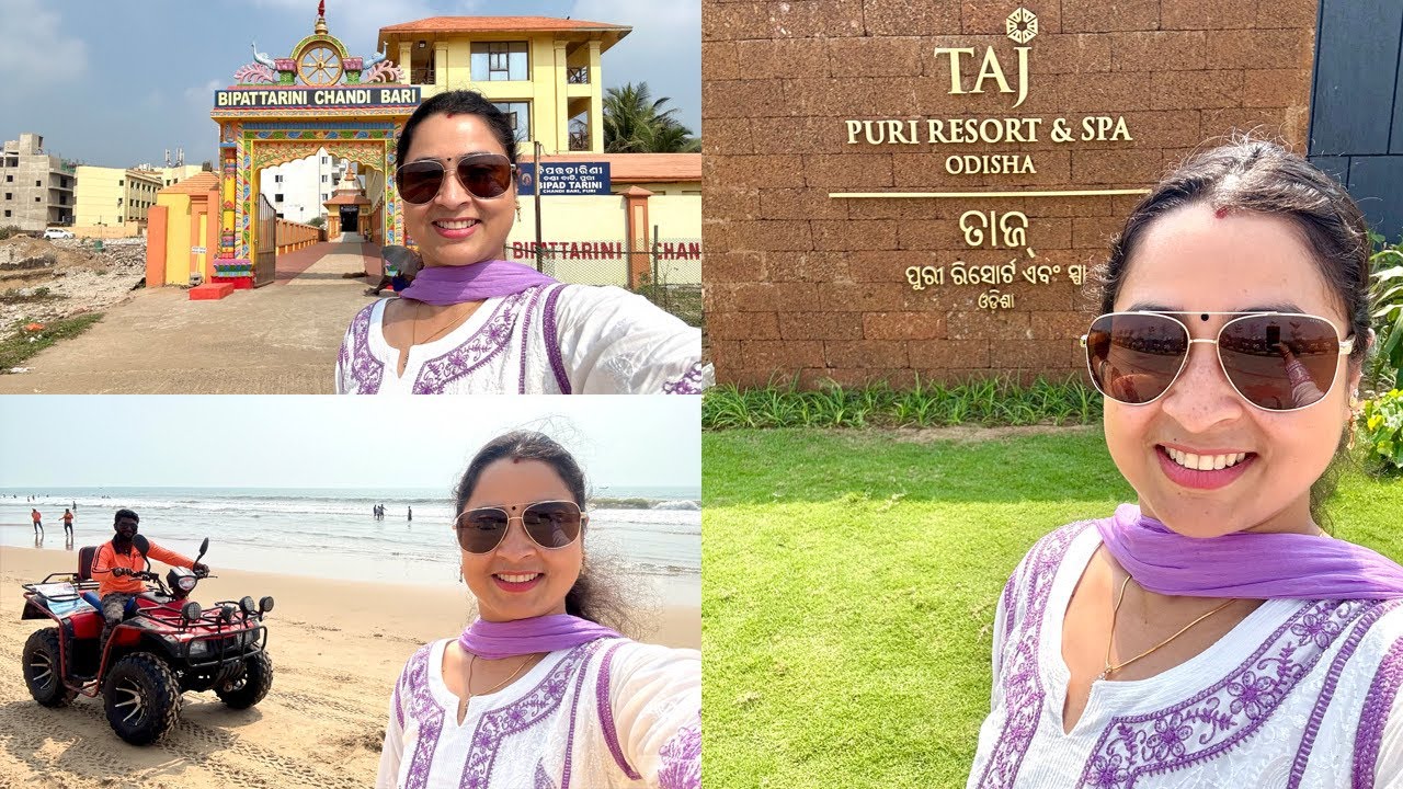 Visited Taj Resort & Spa In Puri || Bipadtarini Mandir & Water Sports In Puri