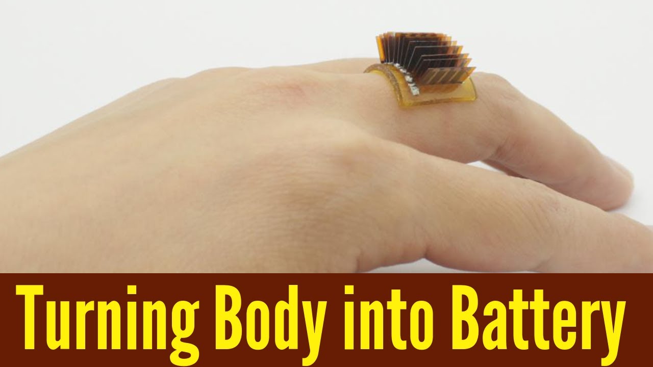 New wearable device turns the body into a battery |  Wearable Thermoelectric generator (TEG)