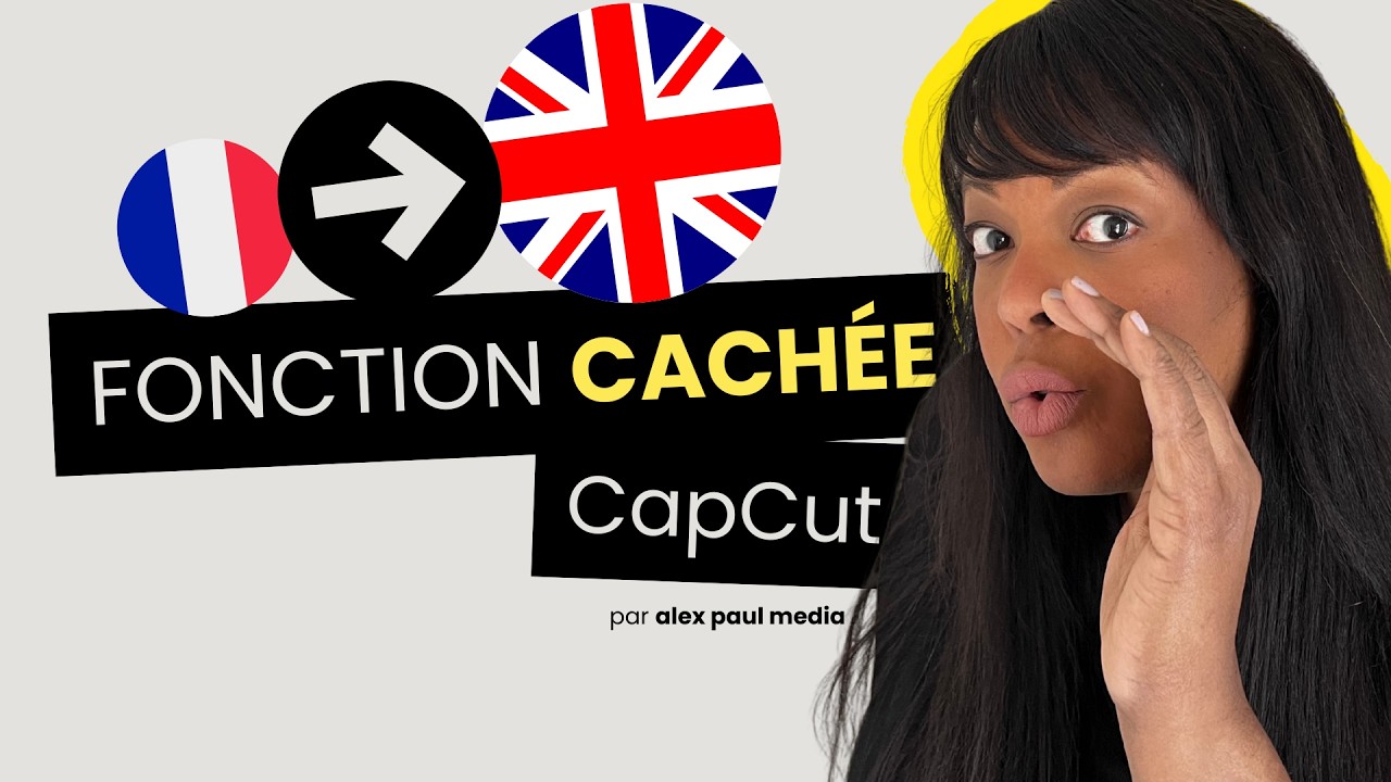 Double ta voix du français à l’anglais #ai #capcut 🇫🇷🇬🇧