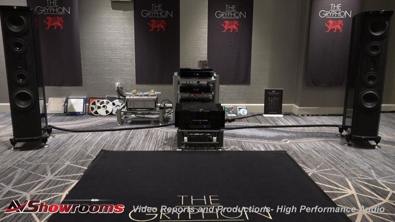 Gryphon Audio, Tweak Studio, Gryphon Pantheon speakers, Zena Preamp, Antileon EVO amp, MIT Cables, R