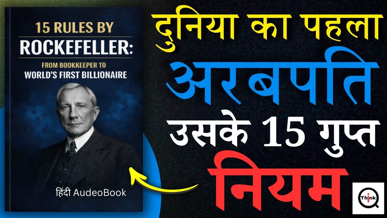 Bookkeeper Se World’s First Billionaire | John D Rockefeller Ke 15 Rules (Hindi) |ThinkIQ Summary