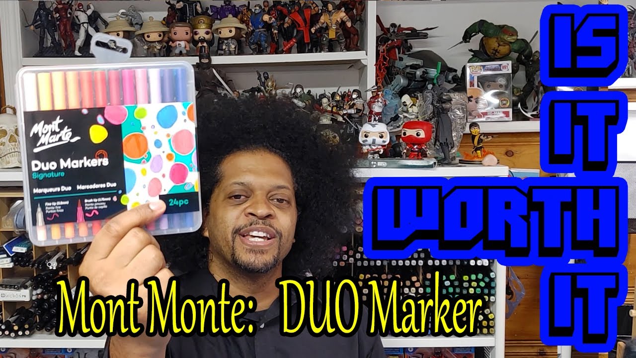 #MONTMARTE Duo Markers - Is it Worth it? -Mont Marte #markers Artist PRODUCT REVIEW