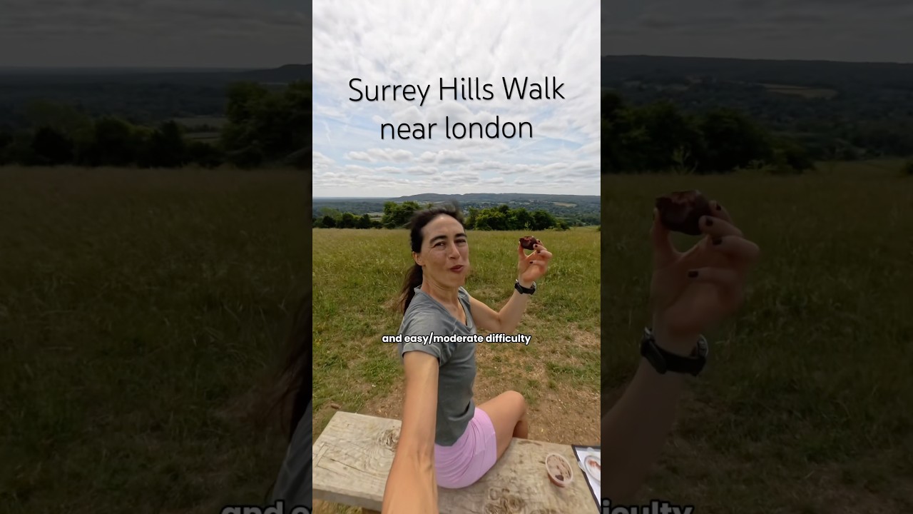 Countryside walk near london by train