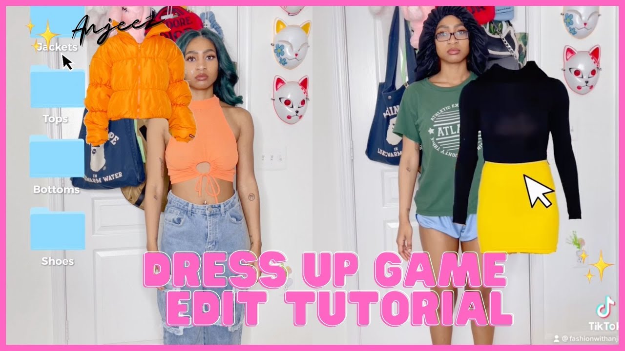 How to Do Dress Up Game Style Video Edits Using Keyframes for TikTok & IG Reels | ANJEEZ