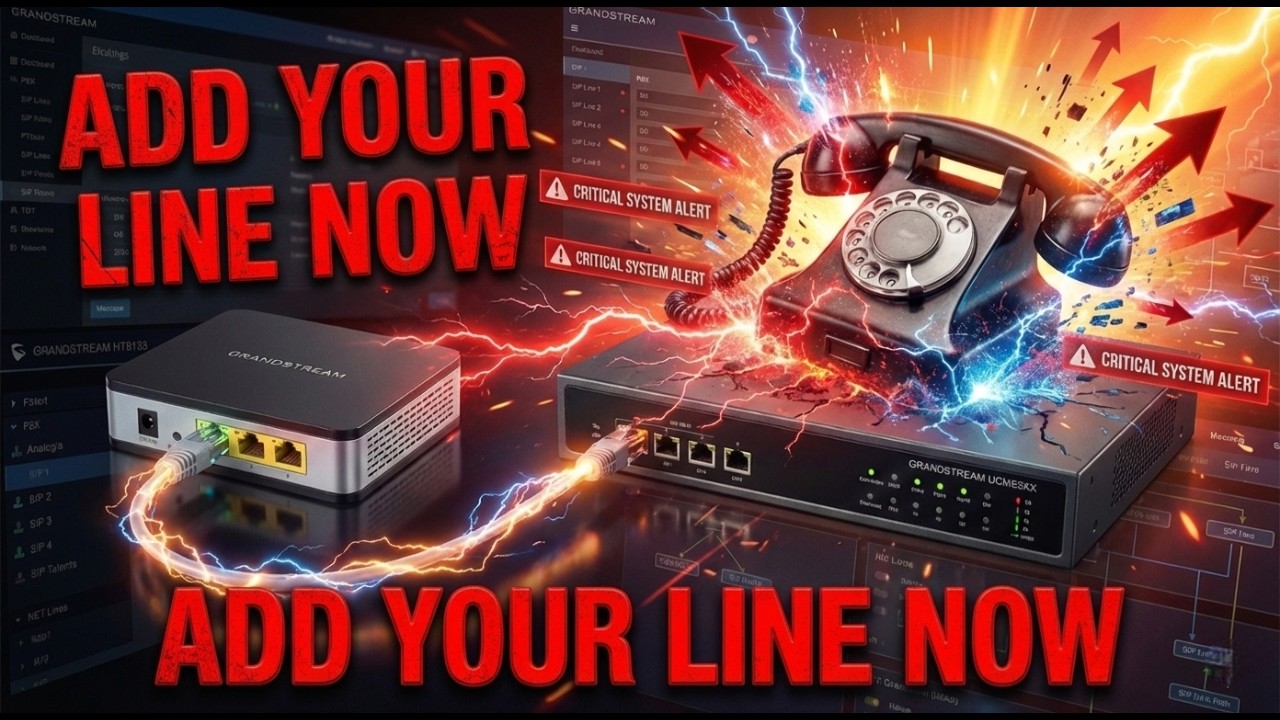 20 -📢🔥Transform your analog line into IP: HT813 + Grandstream UCM63XX IP PBX.