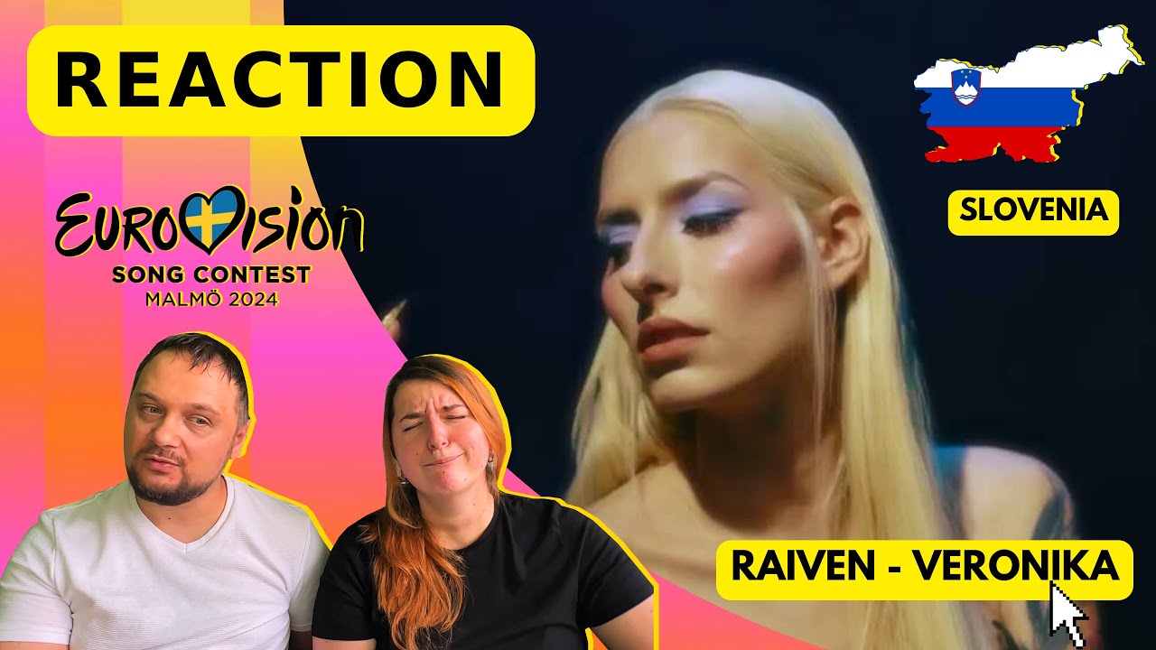 🔊 Реакція на Raiven - 'Veronika' - Slovenia 🇸🇮 | Eurovision 2024