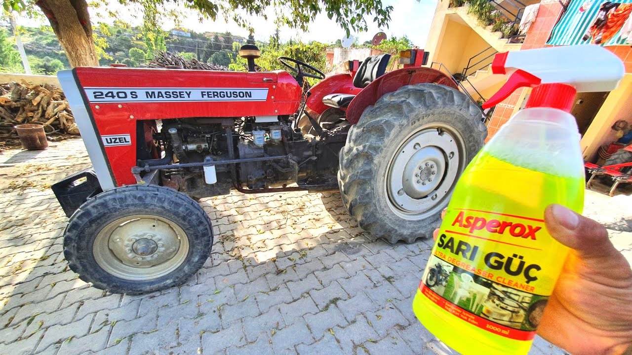 TRAKTÖRÜN YAĞLARINI SÖKSÜNDE GÖREYİM - Asperox Sarı Güç ( Massey Ferguson 240 S )