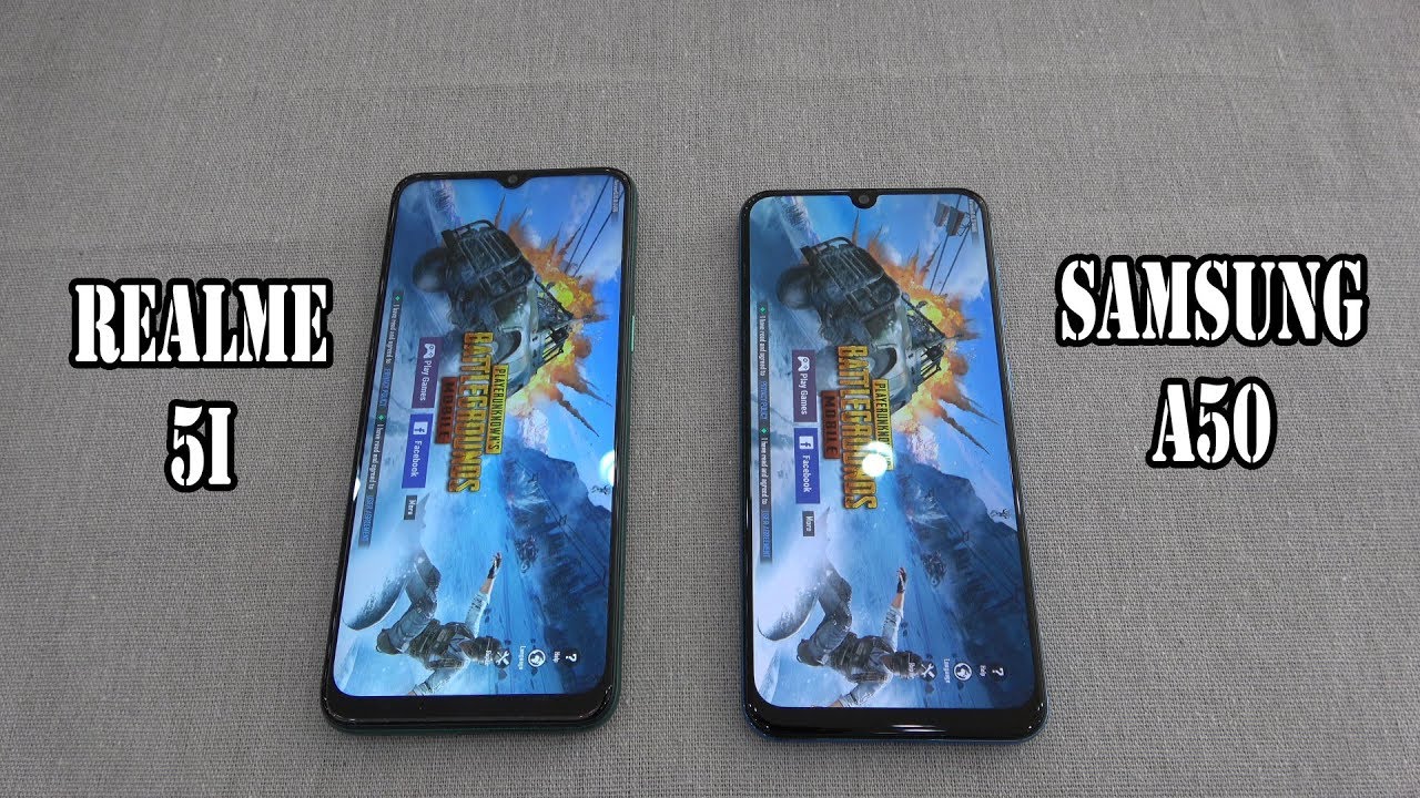 Realme 5i vs Samsung Galaxy A50 | SpeedTest and Camera comparison