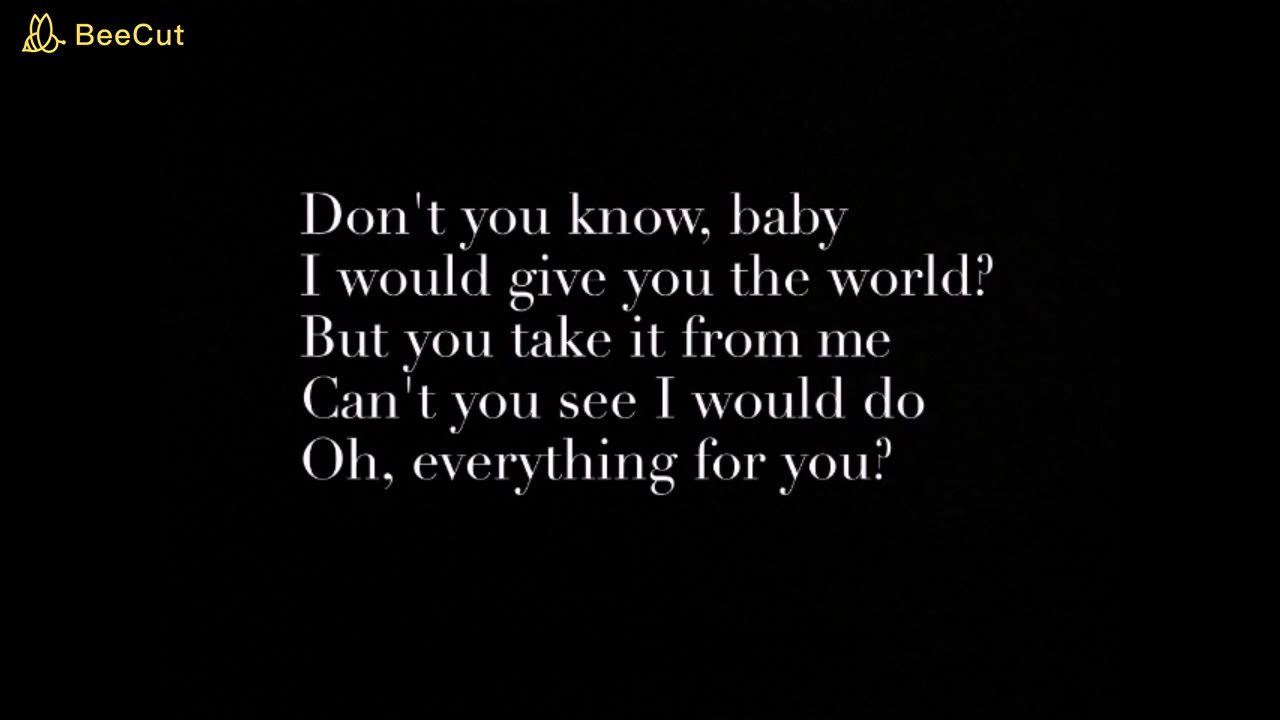 Give You The World Karaoke