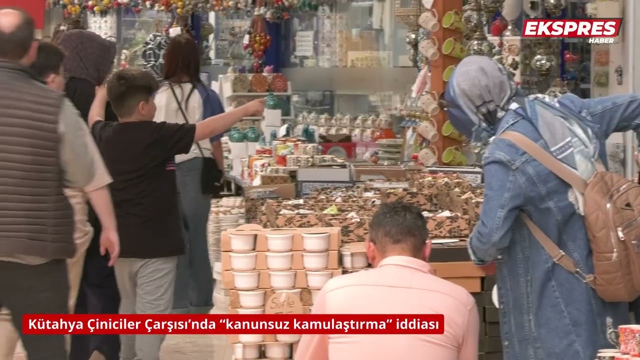 Kütahya Çiniciler Çarşısı’nda “kanunsuz kamulaştırma” iddiası