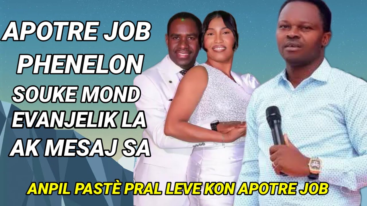 Apôtre job phènelon pale pawòl la mn pouki rezon fwaye anpil kretyen kraze/profesi kap akonpli