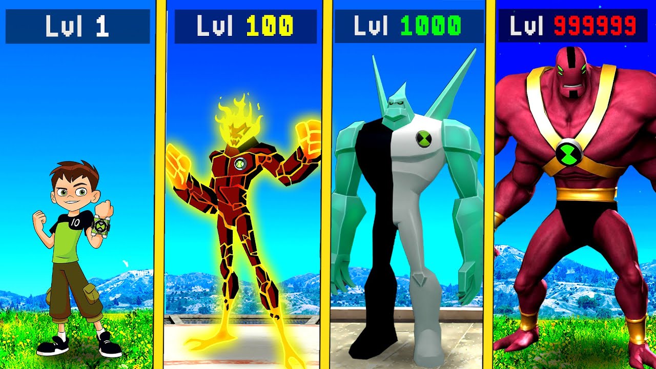 Upgrading To All BEN 10 Characters in GTA 5