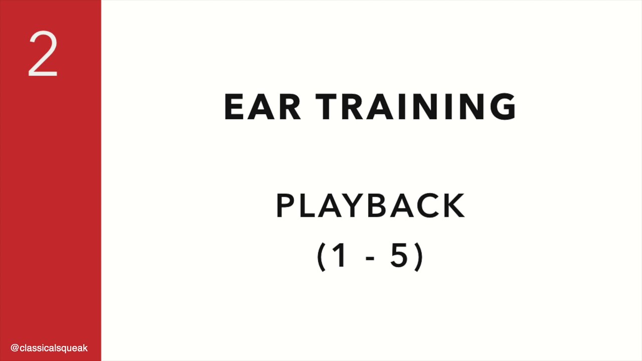 RCM Level 2 Playback (Ear Training) | 1-5
