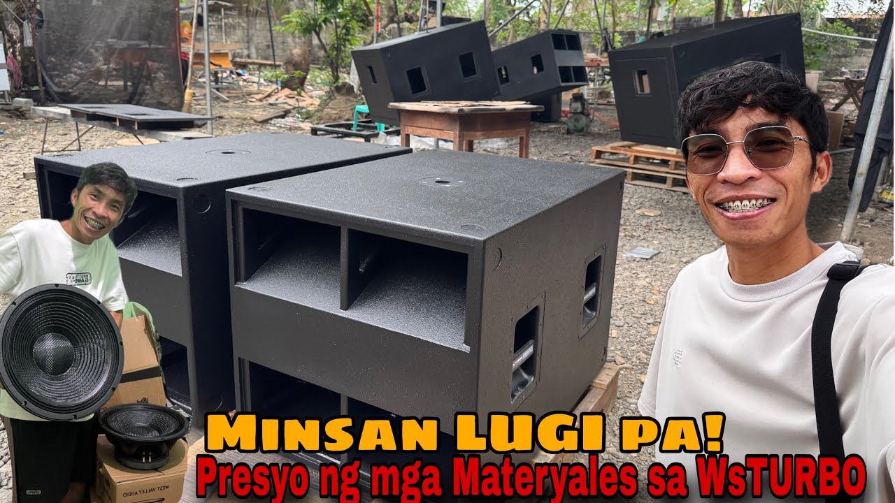 Minsan lugi pa sa Paggawa ng WsTURBO dahil sa! /Unboxing Audira 12”,15” 