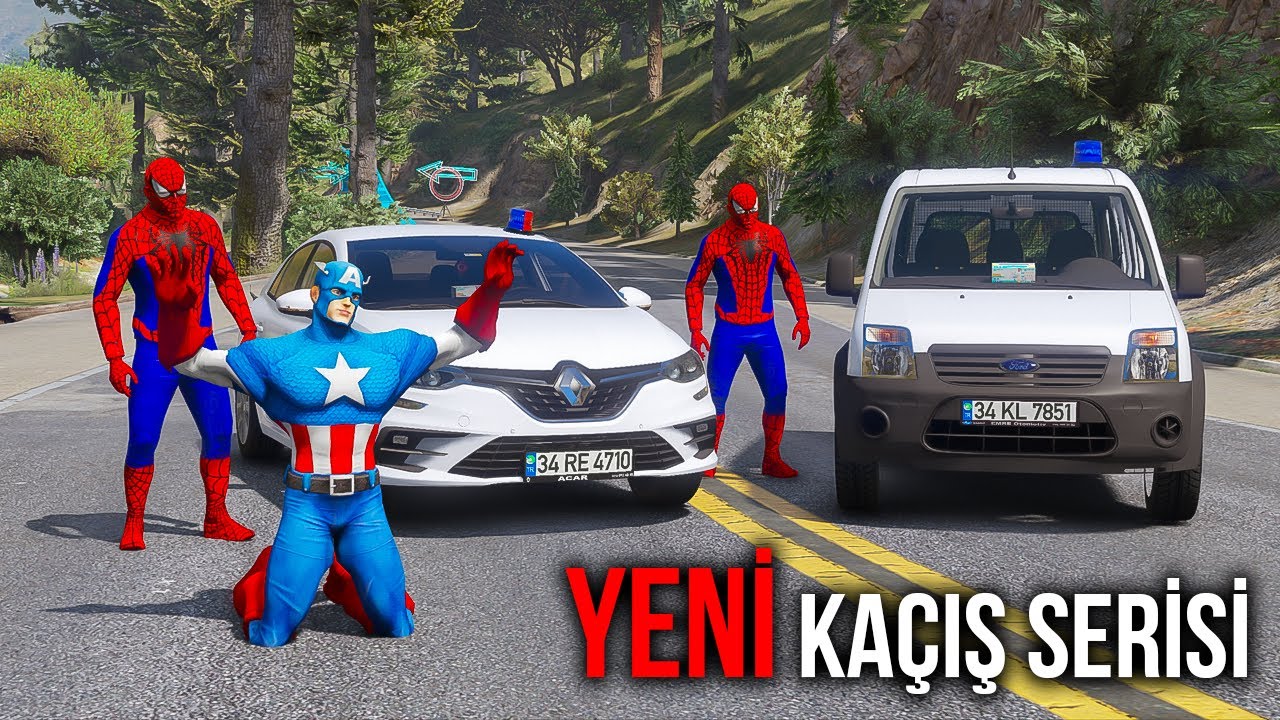 Yeni Ticari Arabalar ile Sivil Polislerden Ka&ccedil;ıyoruz !!! &Ouml;r&uuml;mcek Abi ile GTA 5