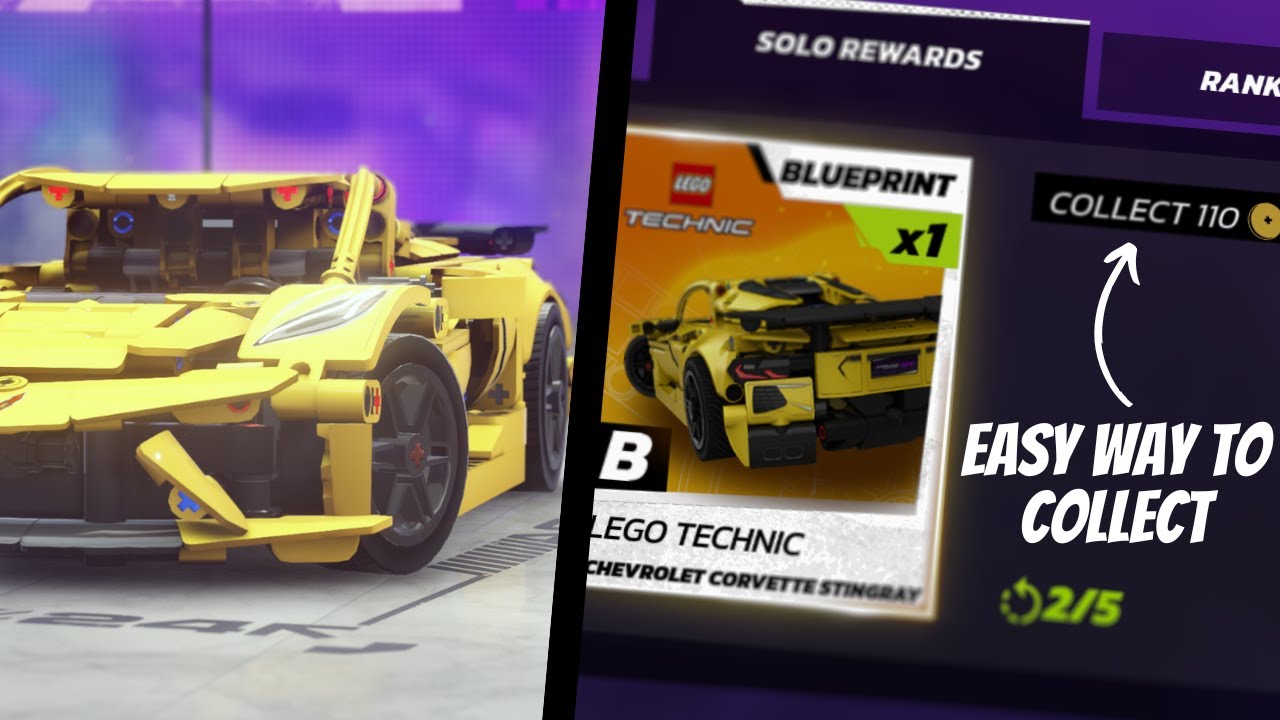 1⭐ OC - COLLECT +110 COINS IN THE CORVETTE LEGO COLLECTION HUNT | GUIDE - ASPHALT LEGENDS UNITE