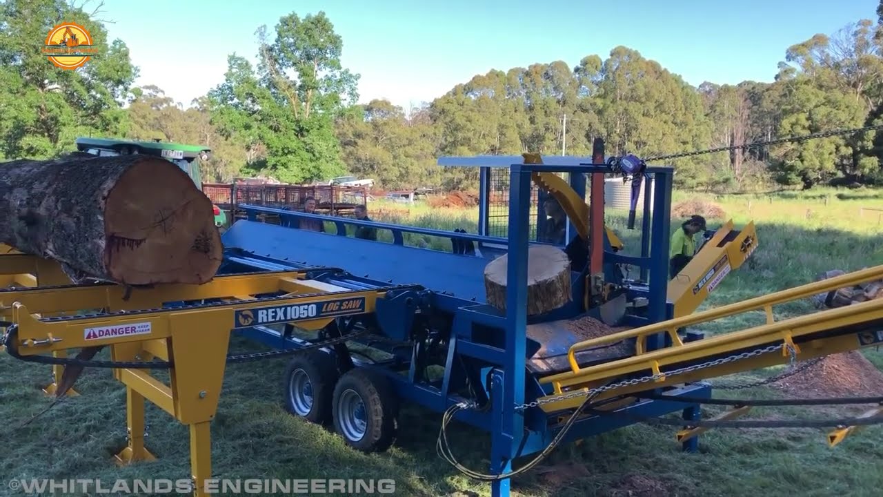World's Fastest & Biggest Firewood Processor | Dangerous Chainsaw Tree Cutting Machine #14