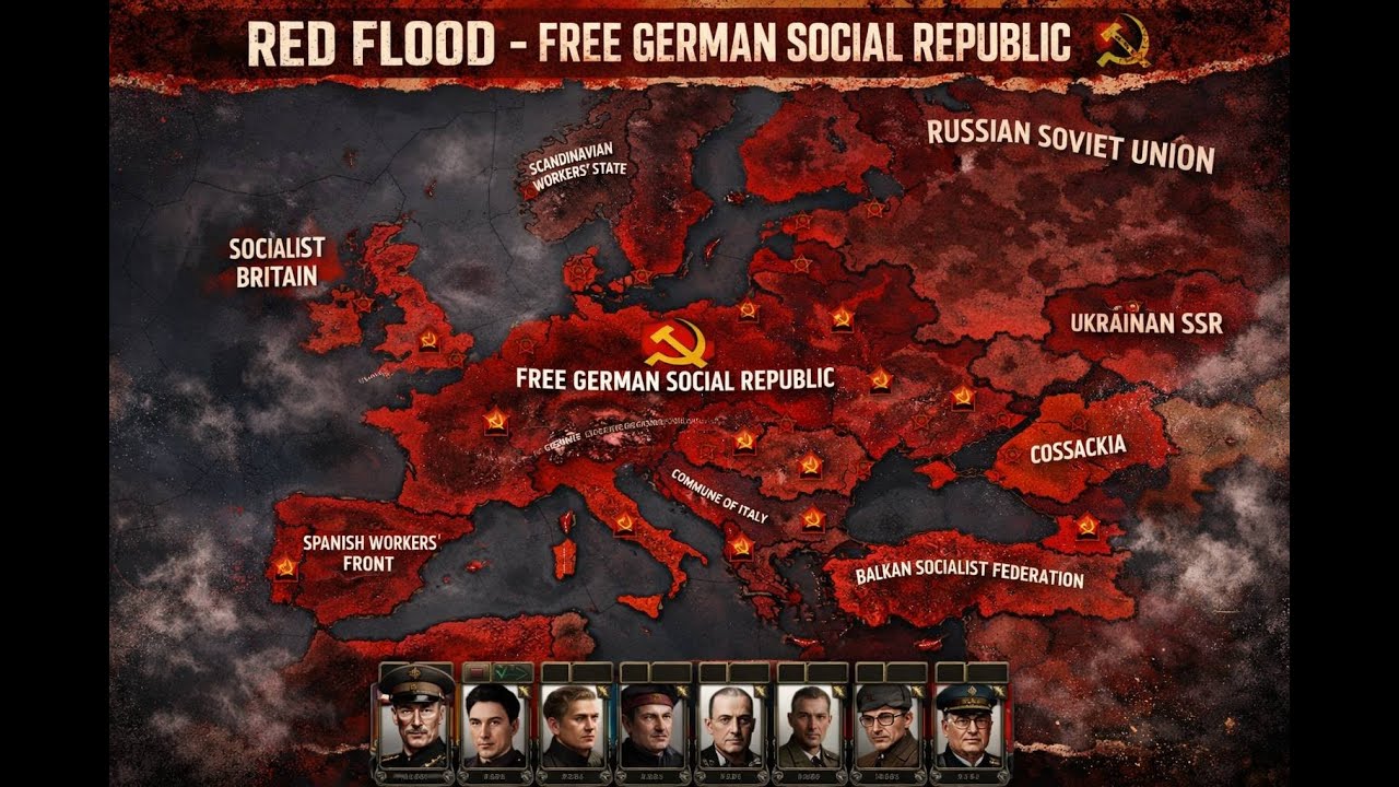 Hoi4- Goebbels germany Timelapse gameplay