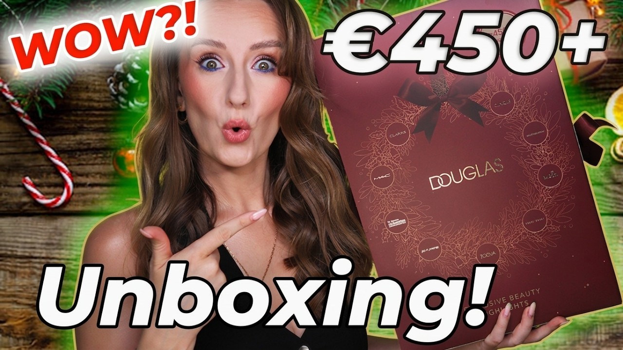 Распаковка адвент-календаря Douglas 2026! 🎁 Стоимость 450+ евро?!