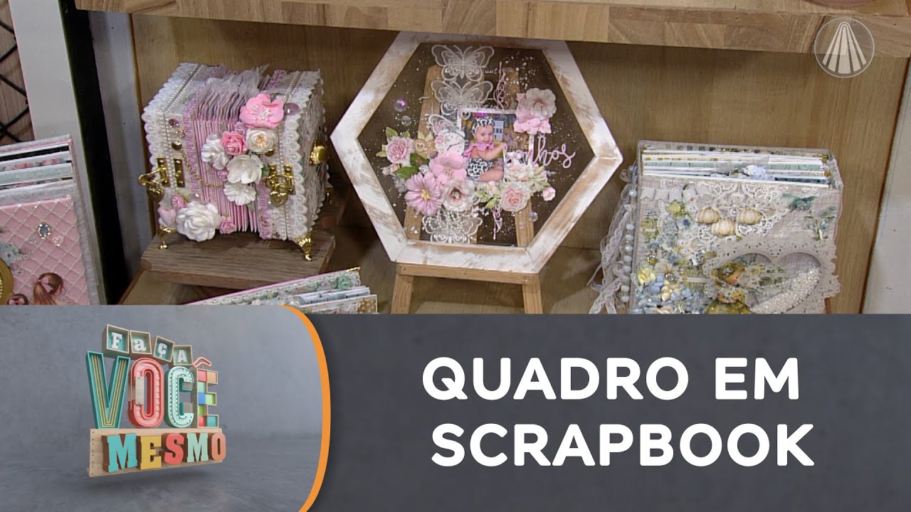 Quadro em scrapbook | DECORA&Ccedil;&Atilde;O