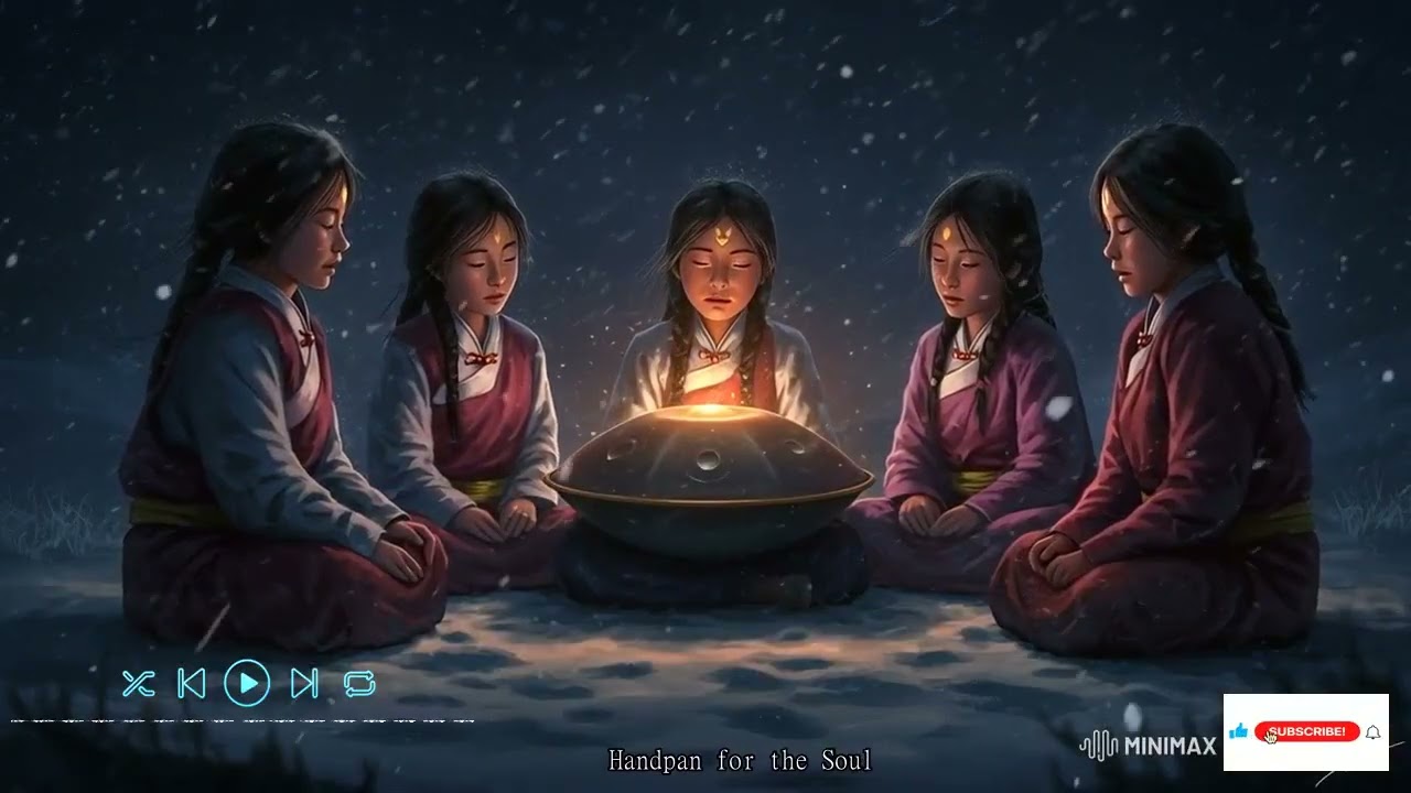 Música Handpan 1111 Hz | Viaje Espiritual para Meditar y Relajarte- Awakening to Peace Temple Rain