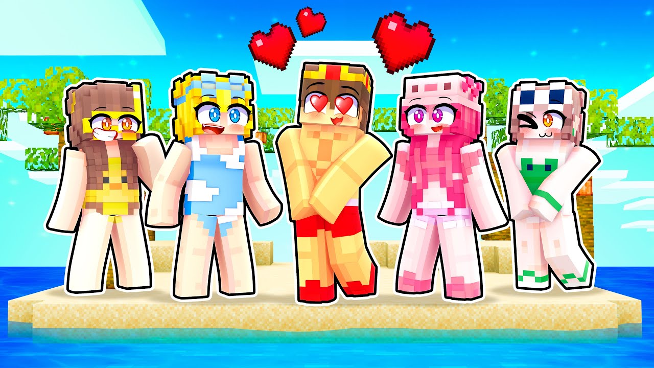 Als JUNGE auf NUR MÄDCHEN INSEL in Minecraft!😨