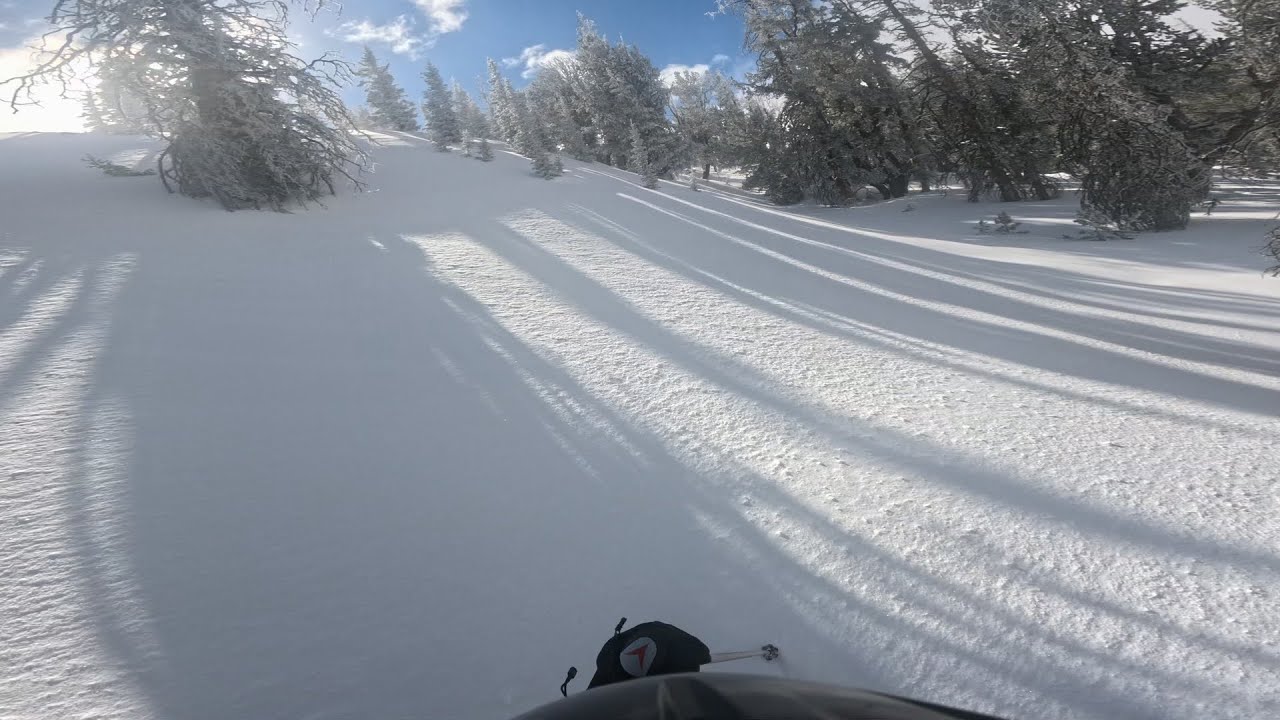 Red Lodge Mountain Epic Skiing! Headwaters (Double Black Diamond) at route starting near C2