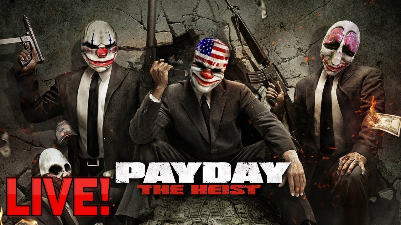 Playing PAYDAY: The Heist for the very first time LIVE WITH OVERKILL!