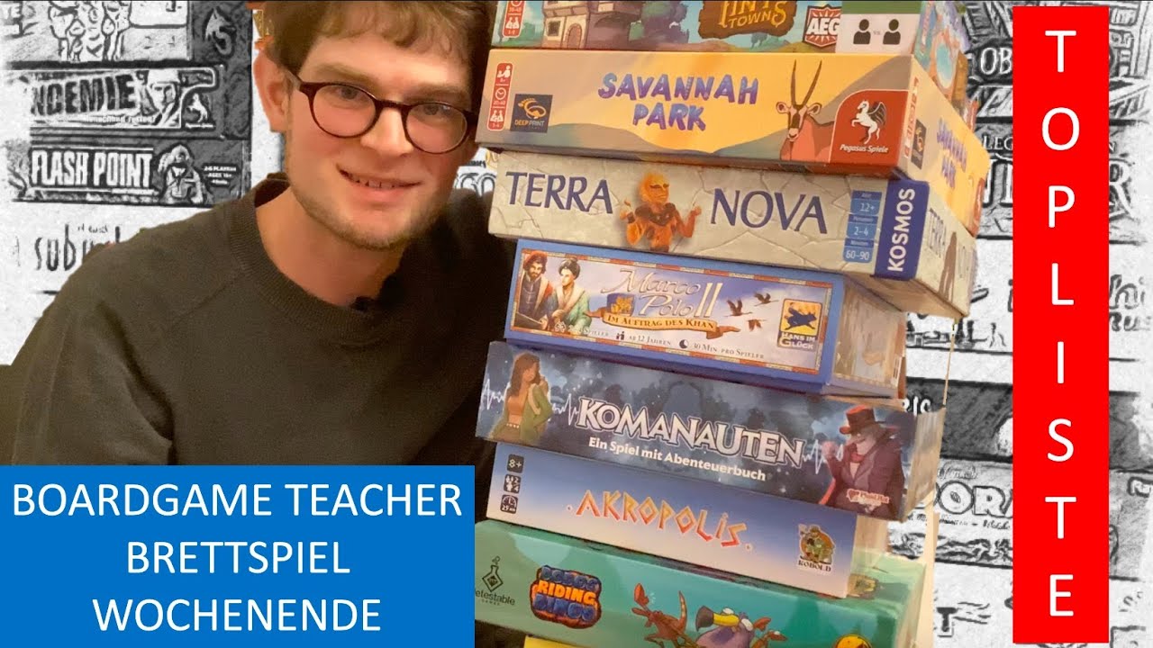 Die besten Brettspiele - Brettspielwochenende - 9 Top - 2 Überraschungen und 1 Flop