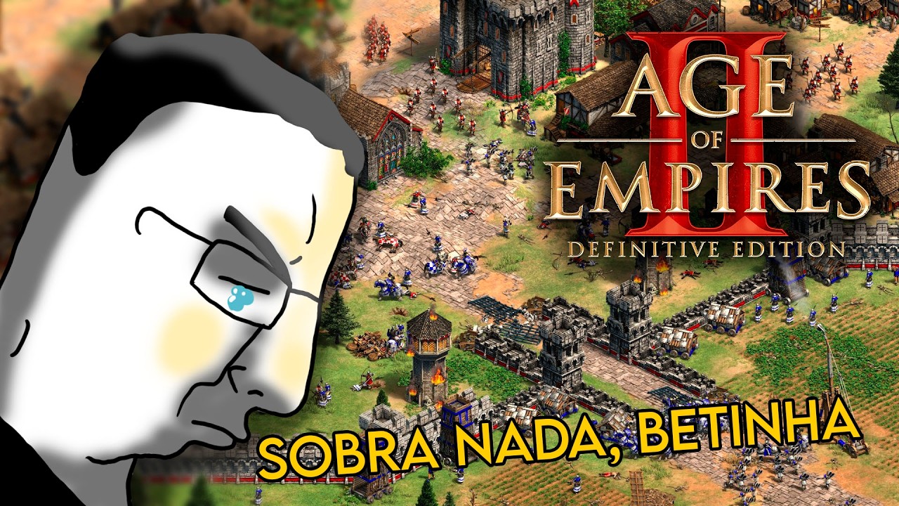 QUANDO O PRO DECIDE MOGGAR OS NOOBS! NÃO SOBROU NADA | Age of Empires II: Definitive Edition #01