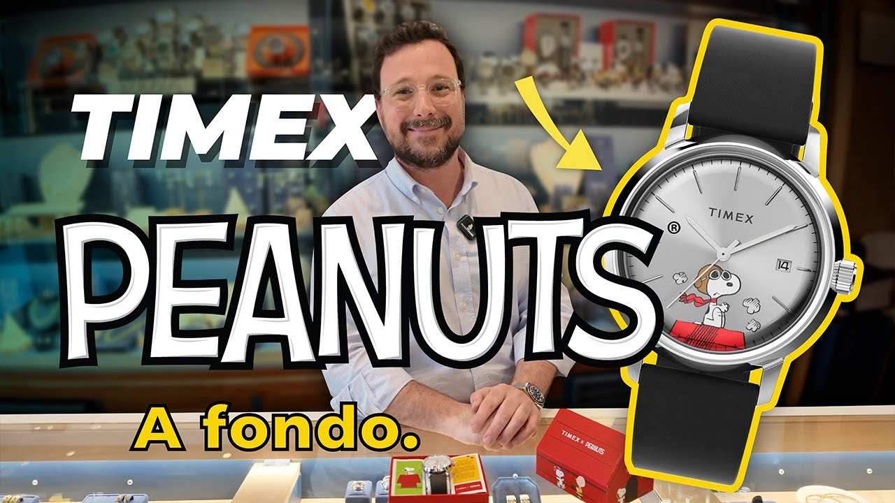 TIMEX x PEANUTS: vuela alto con uno de los relojes más divertidos de 2025. ¡FLYING ACE!