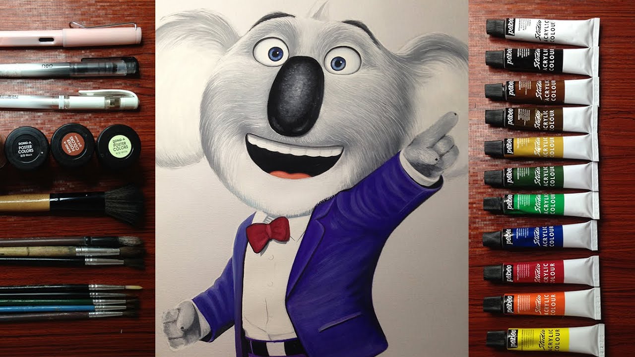 Painting Buster Moon of Sing - JOLS ART