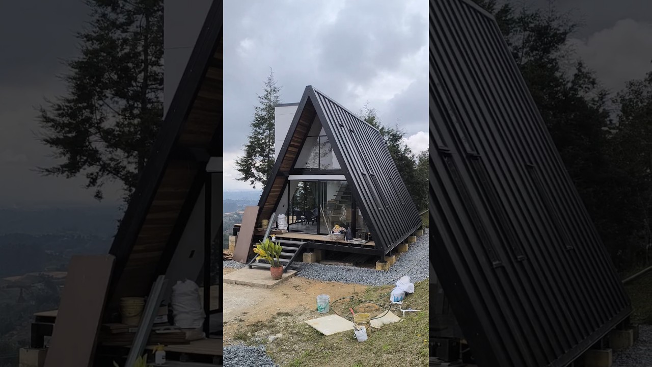 caba&ntilde;a chalet, estructura met&aacute;lica