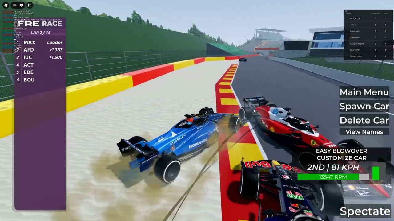 Formula Racing Championship S1 FRE League | r2 belgium 3 survivors the best win he could've expected